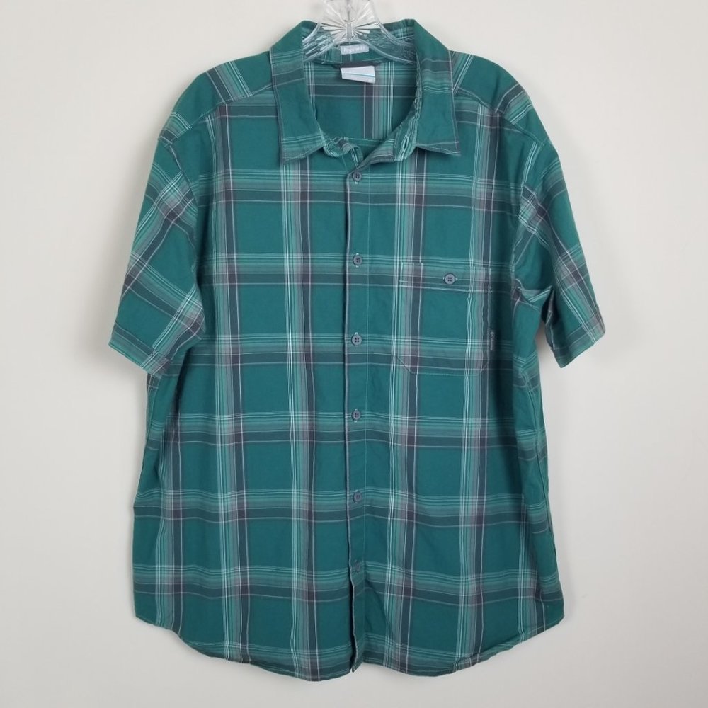 COLUMBIA Short Sleeve Shirt Size XL Regular Fit